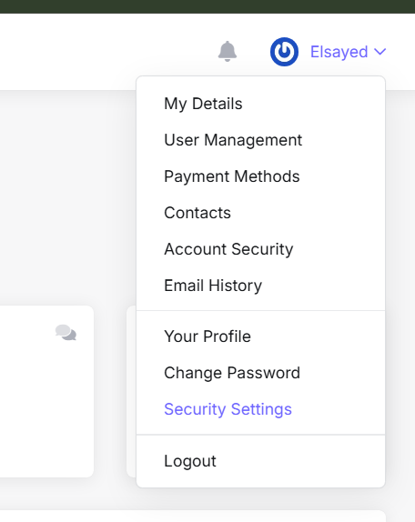 WHMCS Security Settings